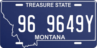 MT license plate 969649Y