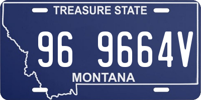 MT license plate 969664V