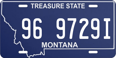 MT license plate 969729I