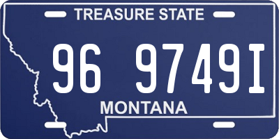 MT license plate 969749I