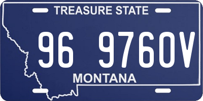 MT license plate 969760V