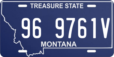 MT license plate 969761V
