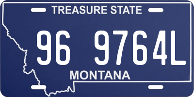 MT license plate 969764L
