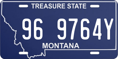 MT license plate 969764Y