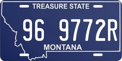 MT license plate 969772R