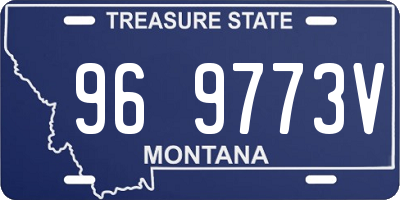 MT license plate 969773V