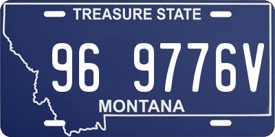 MT license plate 969776V