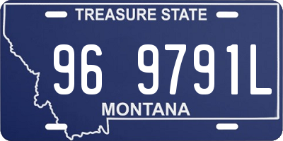 MT license plate 969791L