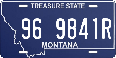 MT license plate 969841R