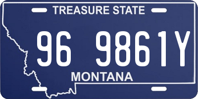 MT license plate 969861Y
