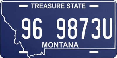 MT license plate 969873U