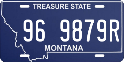 MT license plate 969879R