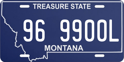 MT license plate 969900L