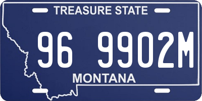 MT license plate 969902M