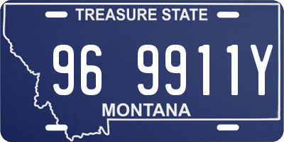 MT license plate 969911Y
