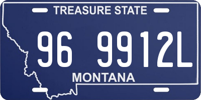 MT license plate 969912L