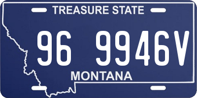 MT license plate 969946V