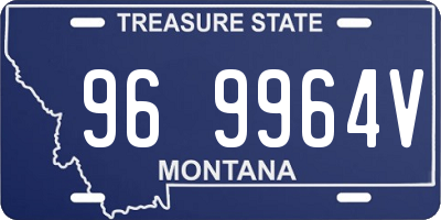 MT license plate 969964V
