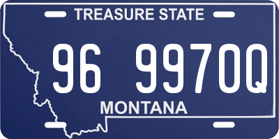 MT license plate 969970Q