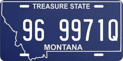 MT license plate 969971Q