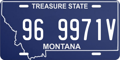 MT license plate 969971V