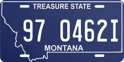 MT license plate 970462I