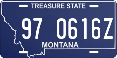 MT license plate 970616Z