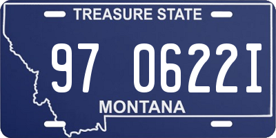 MT license plate 970622I