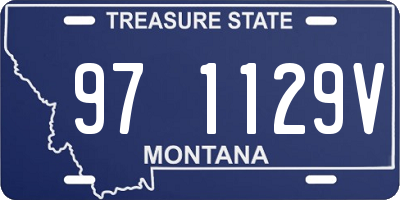 MT license plate 971129V