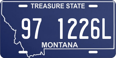 MT license plate 971226L