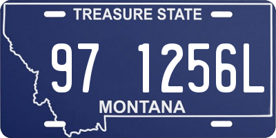 MT license plate 971256L