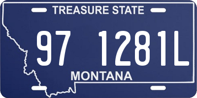 MT license plate 971281L