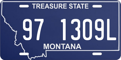 MT license plate 971309L