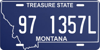 MT license plate 971357L