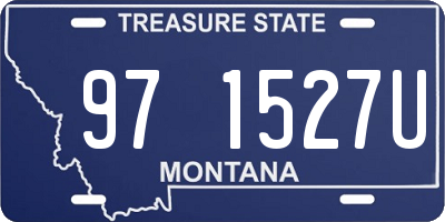 MT license plate 971527U