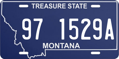 MT license plate 971529A
