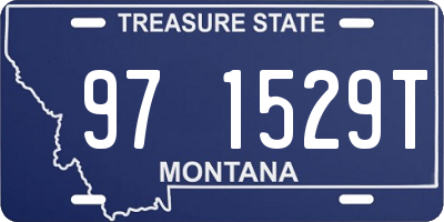 MT license plate 971529T