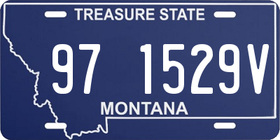 MT license plate 971529V