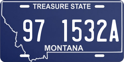 MT license plate 971532A