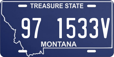 MT license plate 971533V
