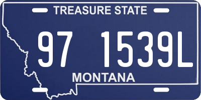 MT license plate 971539L