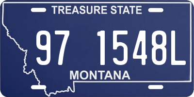 MT license plate 971548L
