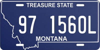 MT license plate 971560L