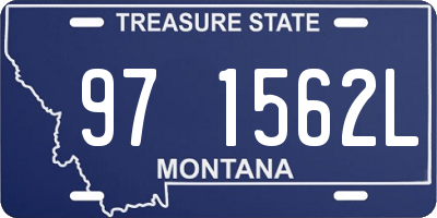 MT license plate 971562L
