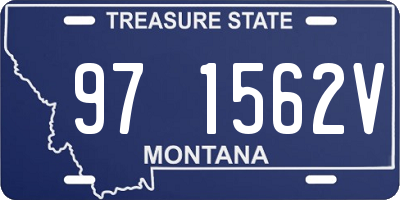 MT license plate 971562V