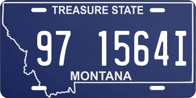 MT license plate 971564I