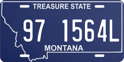 MT license plate 971564L