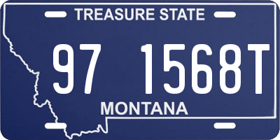 MT license plate 971568T