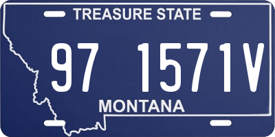 MT license plate 971571V
