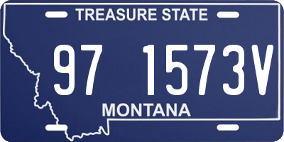 MT license plate 971573V